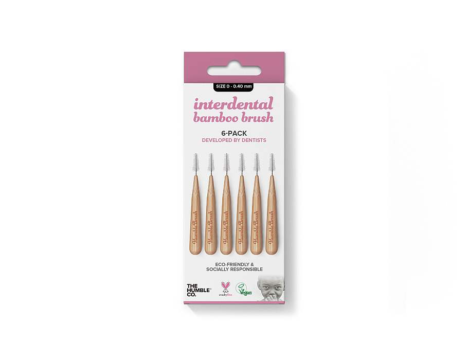 Der Humble Co. Interdental Pinsel 6 PC Purpur 0,40 mm