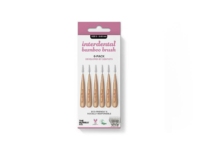 Der Humble Co. Interdental Pinsel 6 PC Purpur 0,40 mm