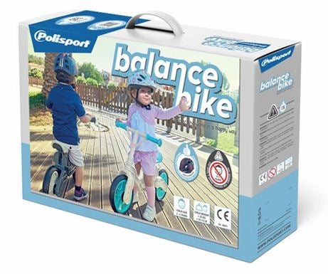Polisport Balance Bike grau Laufrad cremefarbenes Finish