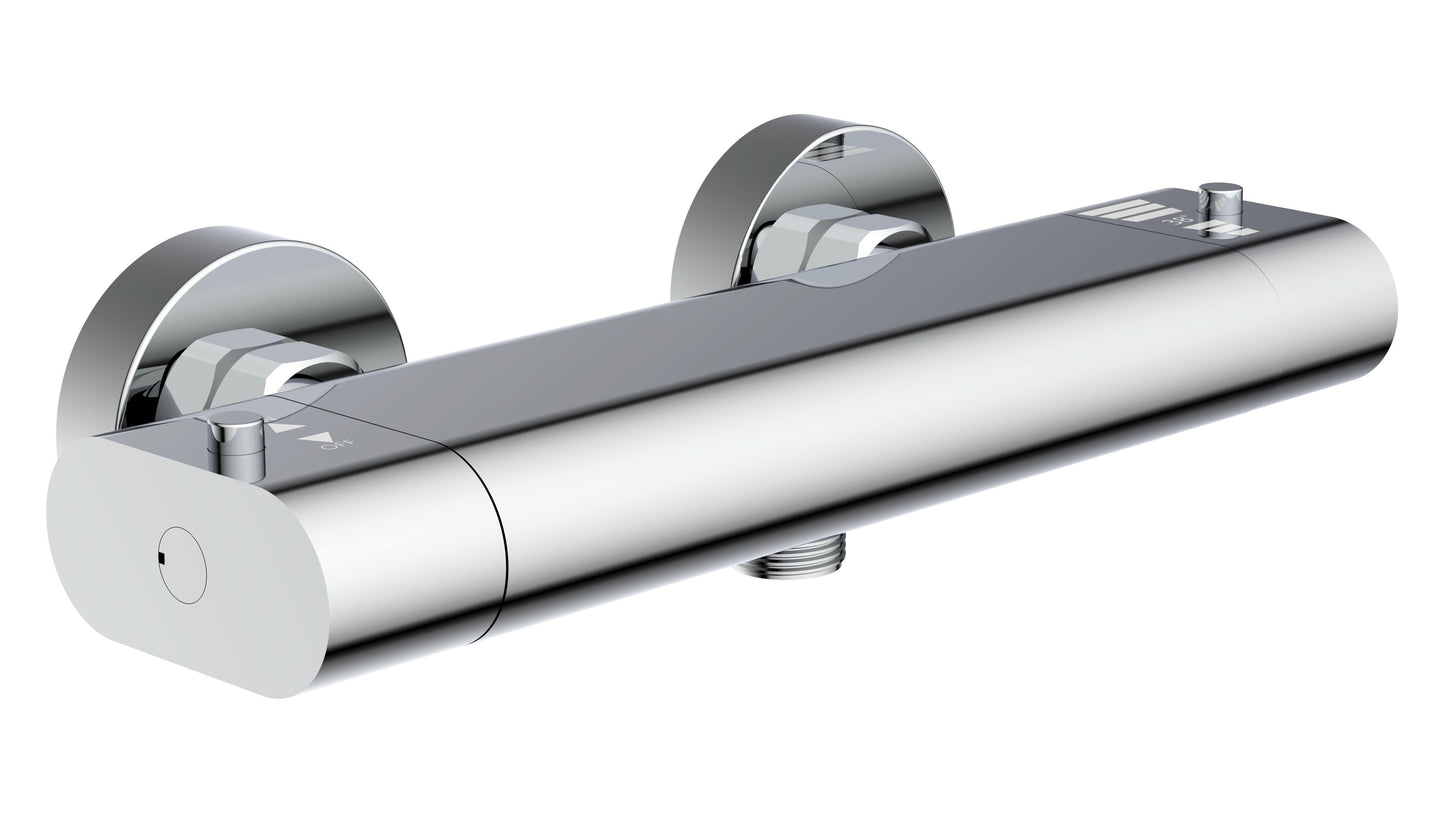 EiSl EiSl -Duschmischer Carneo Thermostatic Chrom -gelenkt