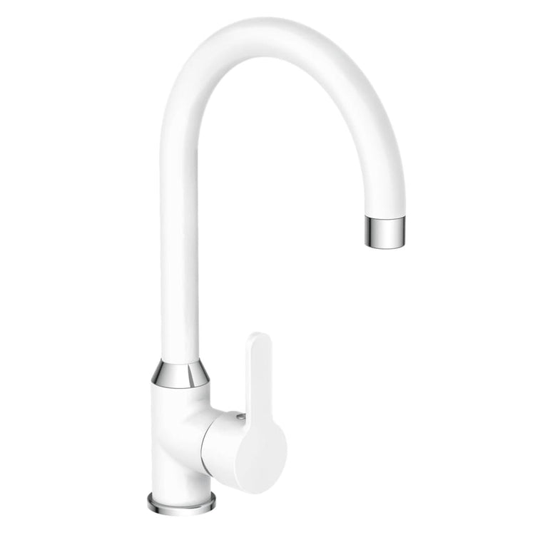 EiSl Eisl Kitchen Mixer Diziani Chrom -gelöschtes Weiß