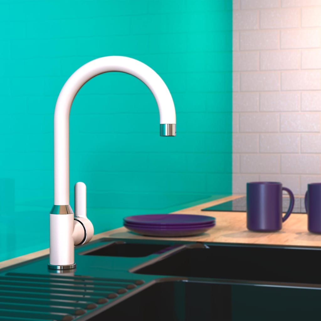 EiSl Eisl Kitchen Mixer Diziani Chrom -gelöschtes Weiß