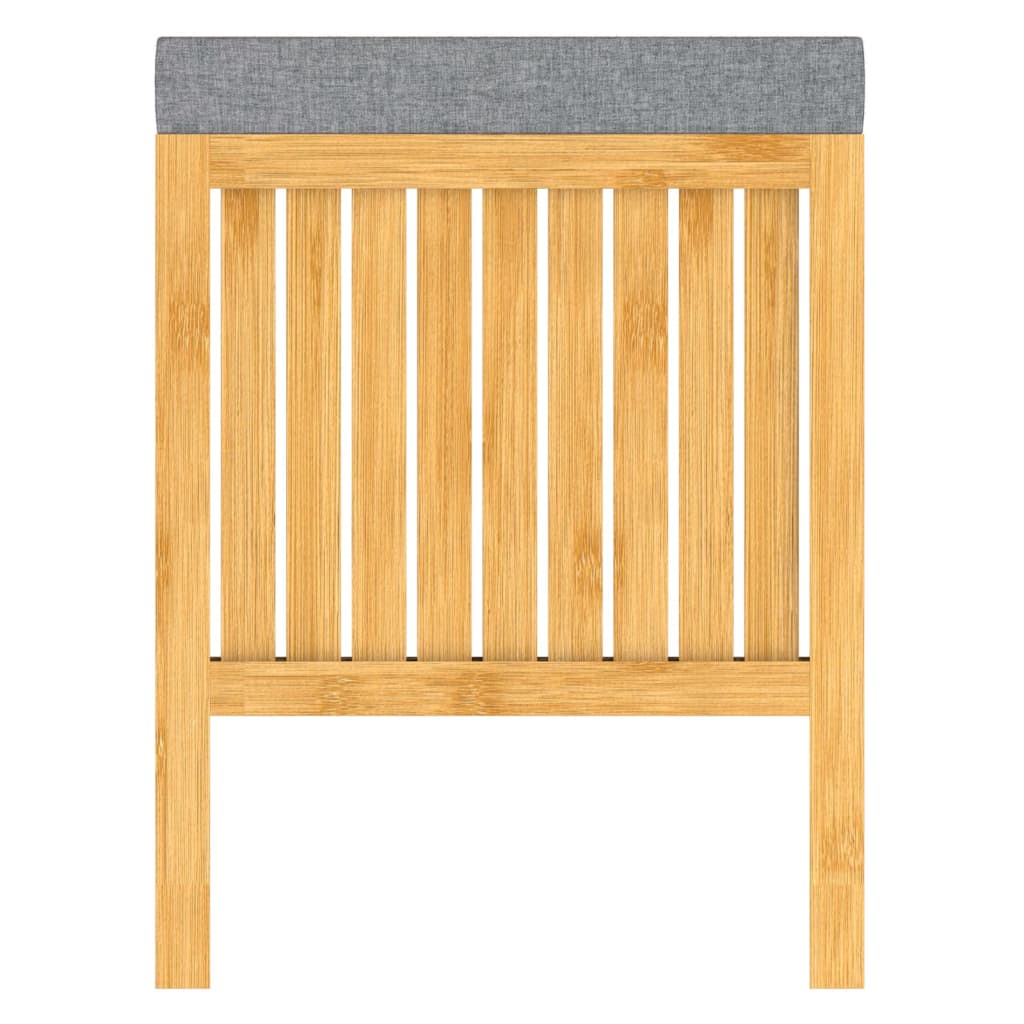 EiSl EiSl 2-in-1 Wäschereikorb mit Sitzkissen 39x39x52,5 cm Bambus