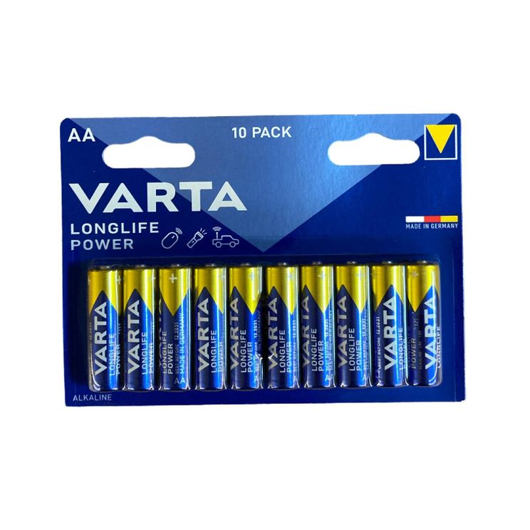 Varta Battery LongLife Alkaline AA -Batterien (P10)