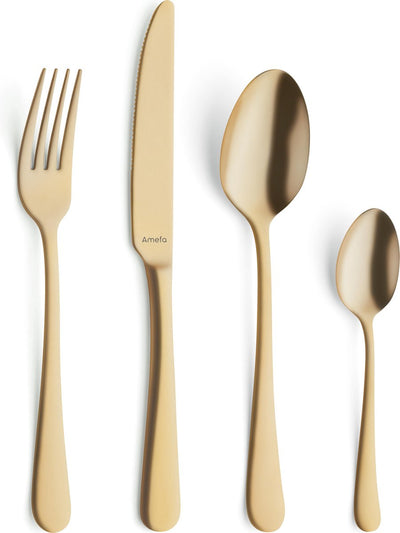 Amefa Austin Vintage – Besteckset – 24-teilig – 6 Personen – Gold