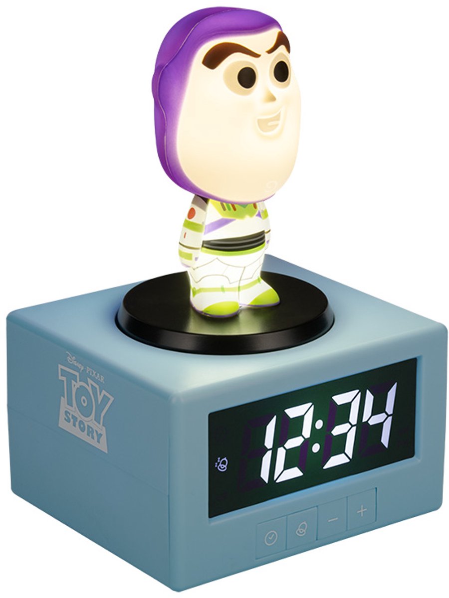 Paladone Buzz Lightyear Wecker mit Nachtlampe – Digitalwecker 14 cm –