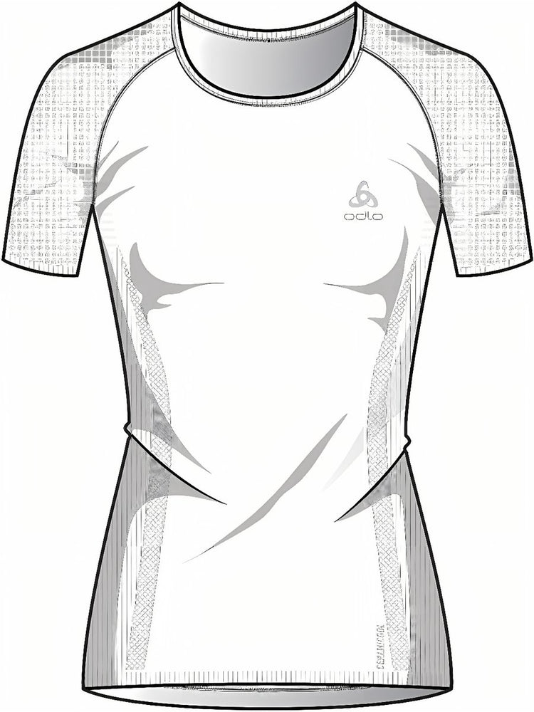 Odlo Sportshirt Performance X-Light Damen - Farbe Weiß - Größe XL