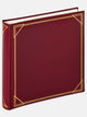 Walther MX-200-R Standard - klassisches Album - Format 30 x 30 cm - 100 weiße Seiten - rot