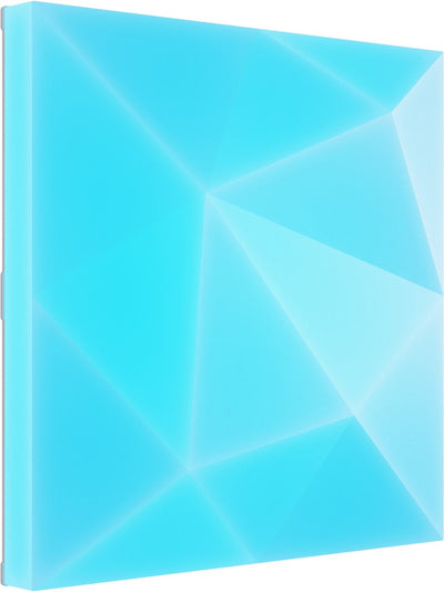 Erweiterungsset für Nanoleaf-Blöcke mit strukturierten großen Quadraten – 2 Quadrate – RGBW – kompatibel mit Google, Apple und Alexa
