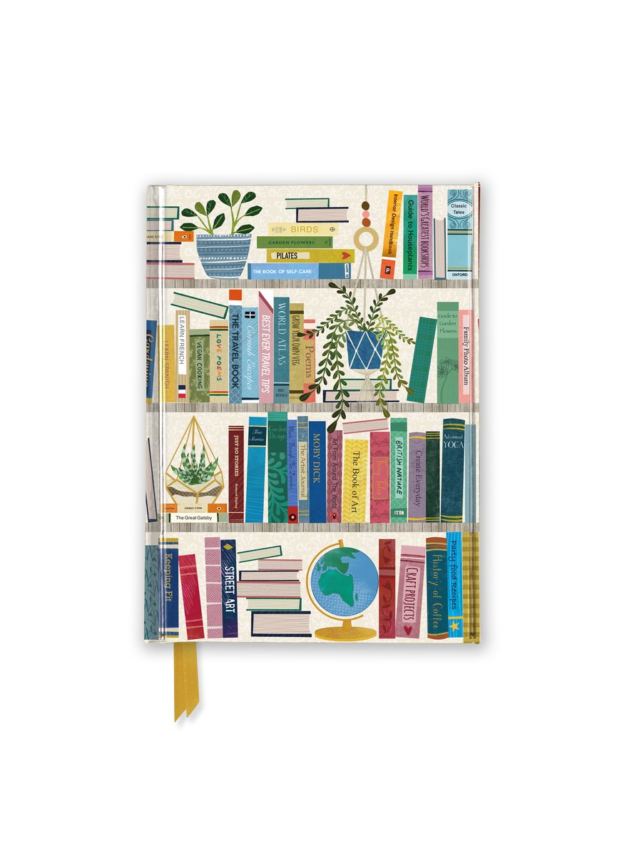 Georgia-Brise: Bücherregale (foliertes Taschenjournal)