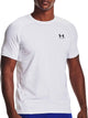 Under Armour UA HG Armour Fitted SS-WHT Herren-Sportshirt – Weiß – Schwarz