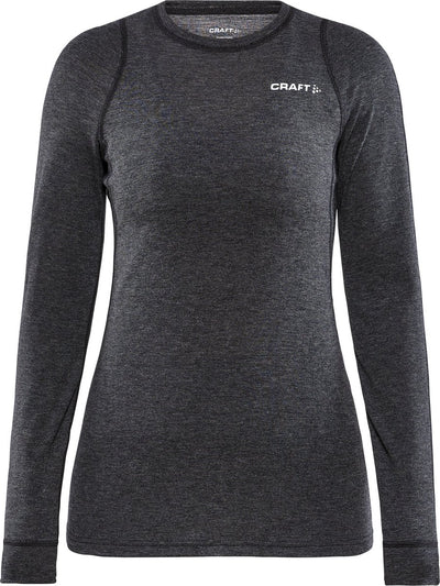 Craft – Core Wool Merino LS Tee – Thermoshirt – Damen – Schwarz – M