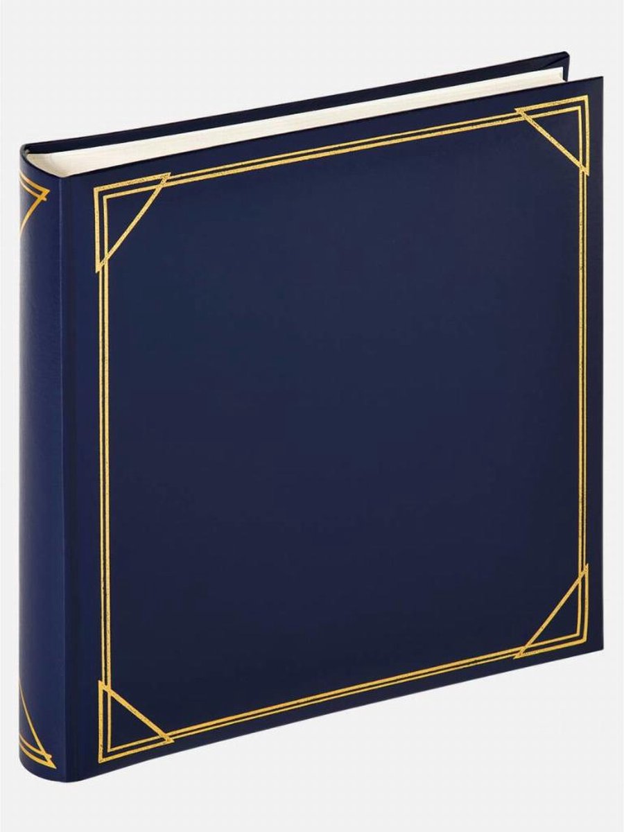 Walther mx-200-l Standard – klassisches Album – Größe 30 x 30 cm – 100 weiße Seiten – blau
