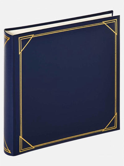 Walther mx-200-l Standard – klassisches Album – Größe 30 x 30 cm – 100 weiße Seiten – blau