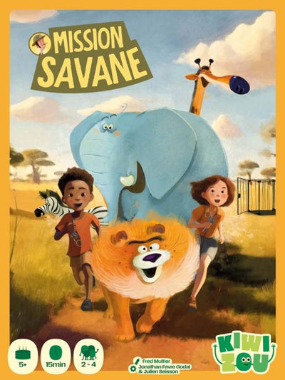 Geronimo-Spiele: Kiwizou-Kartenspiel, Mission Savane
