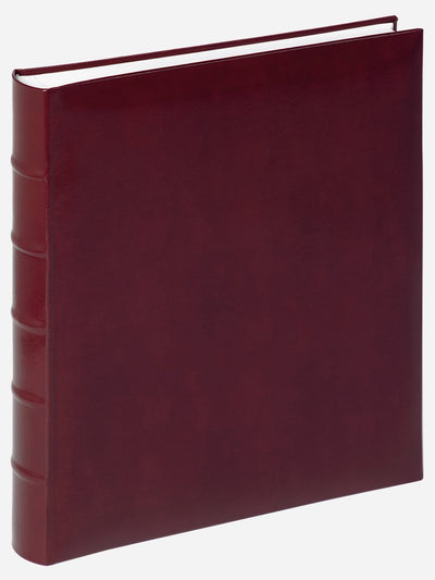 Walther fa-373-b classic – klassisches Album – Größe 30 x 37 cm – 80 weiße Seiten – weinrot