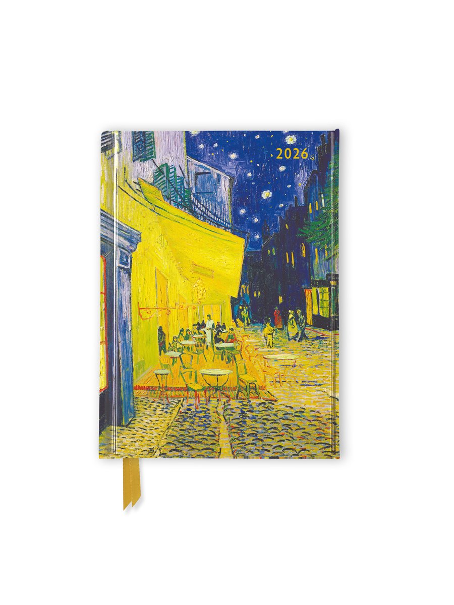Vincent van Gogh: Luxus-Taschenkalender 2026 im Café Terrace – Wochenansicht