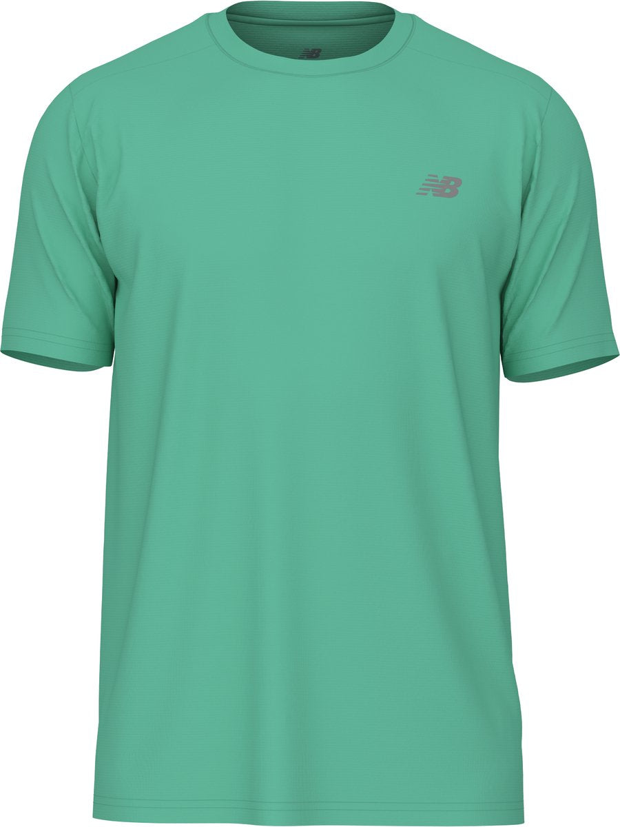 New Balance Sport Essentials T-Shirt Herren Sportshirt – Big Teal