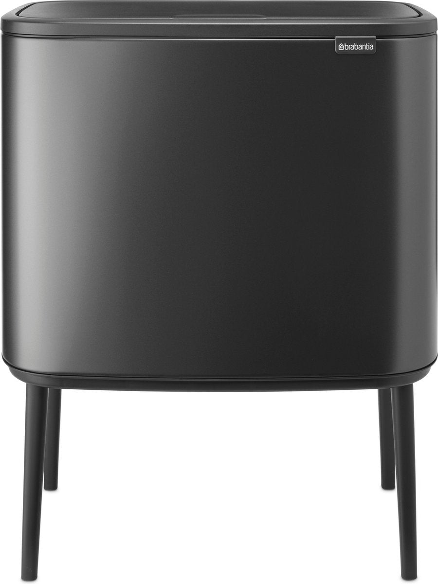 Brabantia Bo Touch Bin Abfallbehälter – 36 Liter – 1 Fach – selbstbewusstes Grau