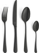 Amefa Austin Vintage - Besteckset - 24-teilig - 6 Personen - Schwarz