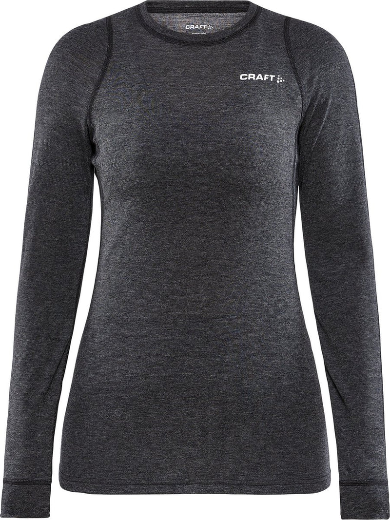 Craft – Core Wool Merino LS Tee – Thermoshirt – Damen – Schwarz – S