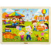 Viga Jahreszeiten Holzpuzzle, Die Jahreszeiten, Herbst, Größe 30x22,5 cm, 24 Teile, 1 Stück