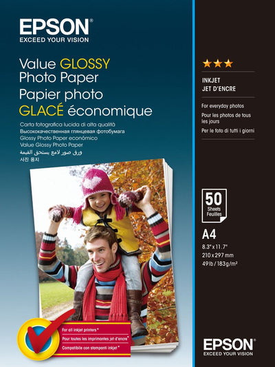 Epson Value Glossy Photo Paper Pack Fotopapier glänzend