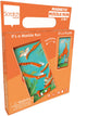 Magnetische Puzzlebahn zum Kratzen – Dino – 2-in-1 – Puzzle- und Murmelbahn mit 5 Murmeln – 3 Jahre
