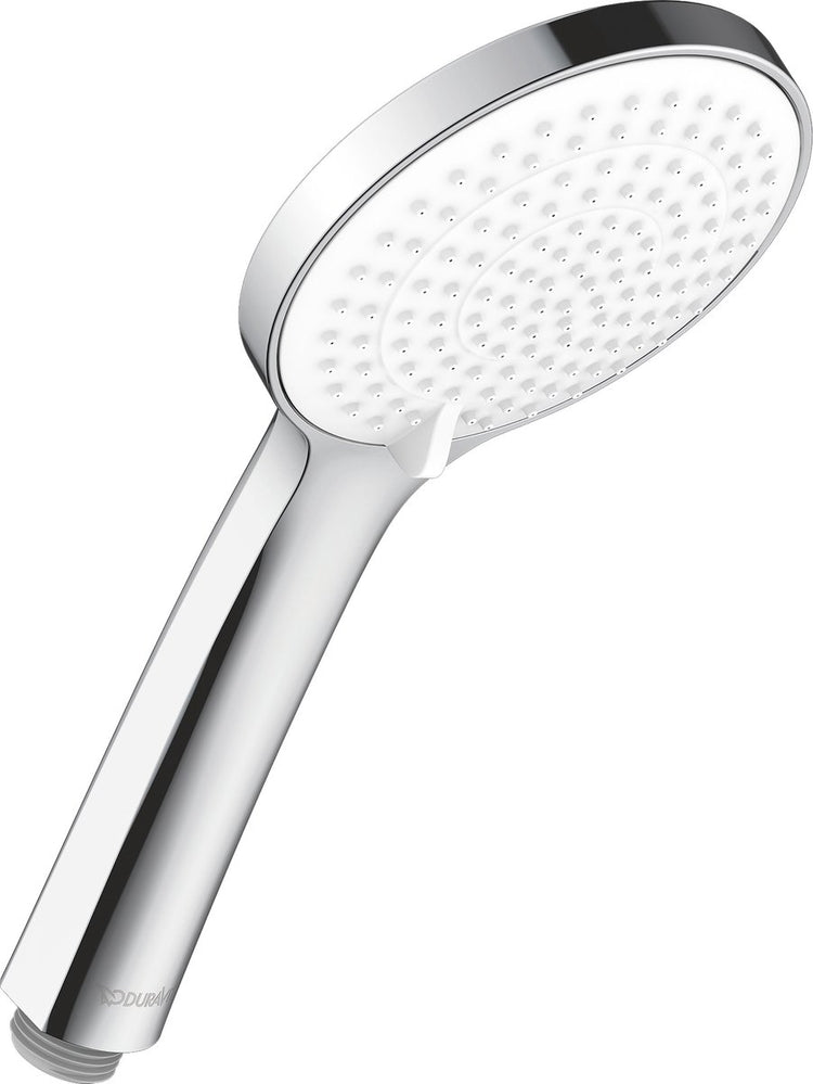 Duravit Handbrause 3 Positionen Minus-Flow – Duschkopf ø110 mm – wassersparend – Easyclean – Chrom hochglänzend