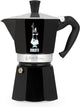 Bialetti Moka Express - Perkolator - 6 Tassen - Aluminium - Schwarz