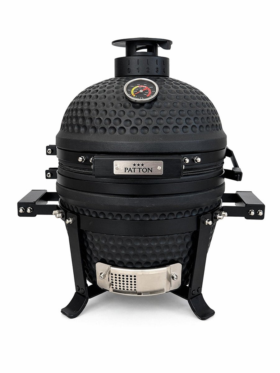 Patton Premium Mini 13 Kamado – Gitter ø27 cm – mattschwarz
