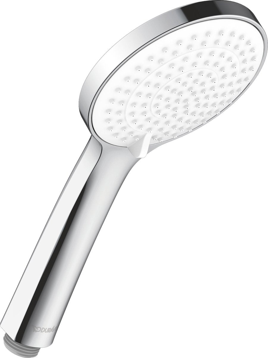 Duravit Handbrause 3 Positionen – Duschkopf ø110 mm – Easyclean – Chrom Hochglanz