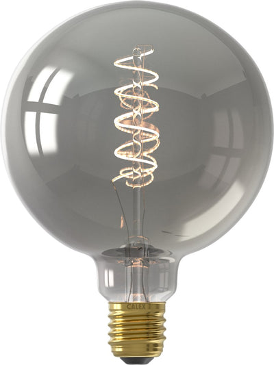 Calex-Filament-LED-Lampe – E27 – Vintage-Lichtquelle – 12,5 cm – Titan – 4 W – dimmbar