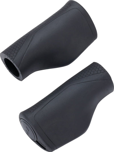 BBB Cycling ergonomische Fahrradgriffe Mamba – Fahrradgriffe E-Bike Citybike – geeignet für Drehversteller – 92 mm + 92 mm – schwarz – bhg-102