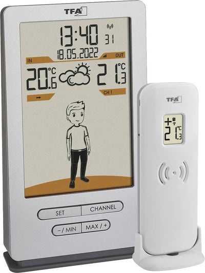 TFA Dostmann Weather Jack 35.1166.54 Funkwetterstation Vorhersage für 12 bis 24 Stunden Anzahl Sensoren max.: 3 Stück (