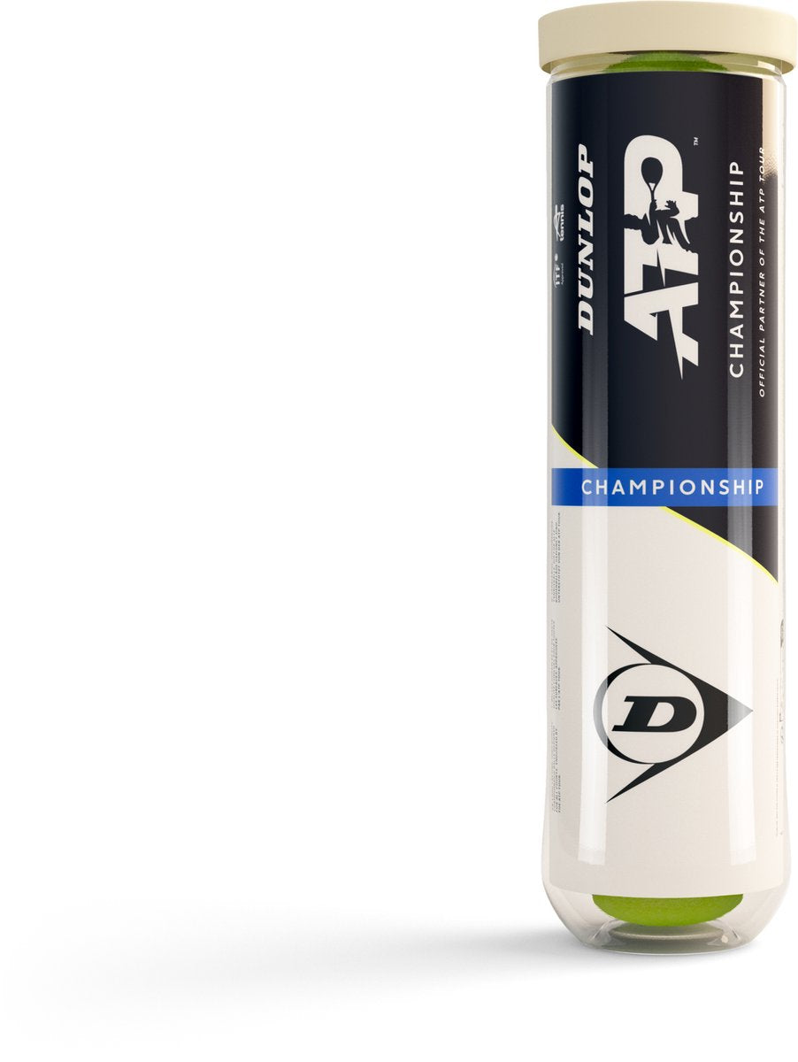 Dunlop – ATP-Meisterschaft – Tennisbälle – 4 Kappen