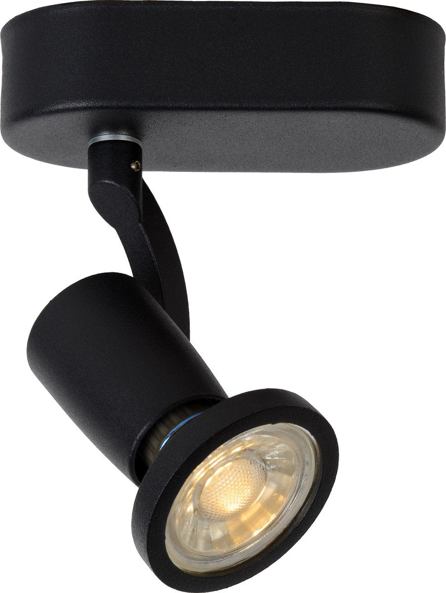 Lucide Jaster-LED - Deckenstrahler (Deckenleuchte) - LED - GU10 - 1x5W 2700K - Schwarz
