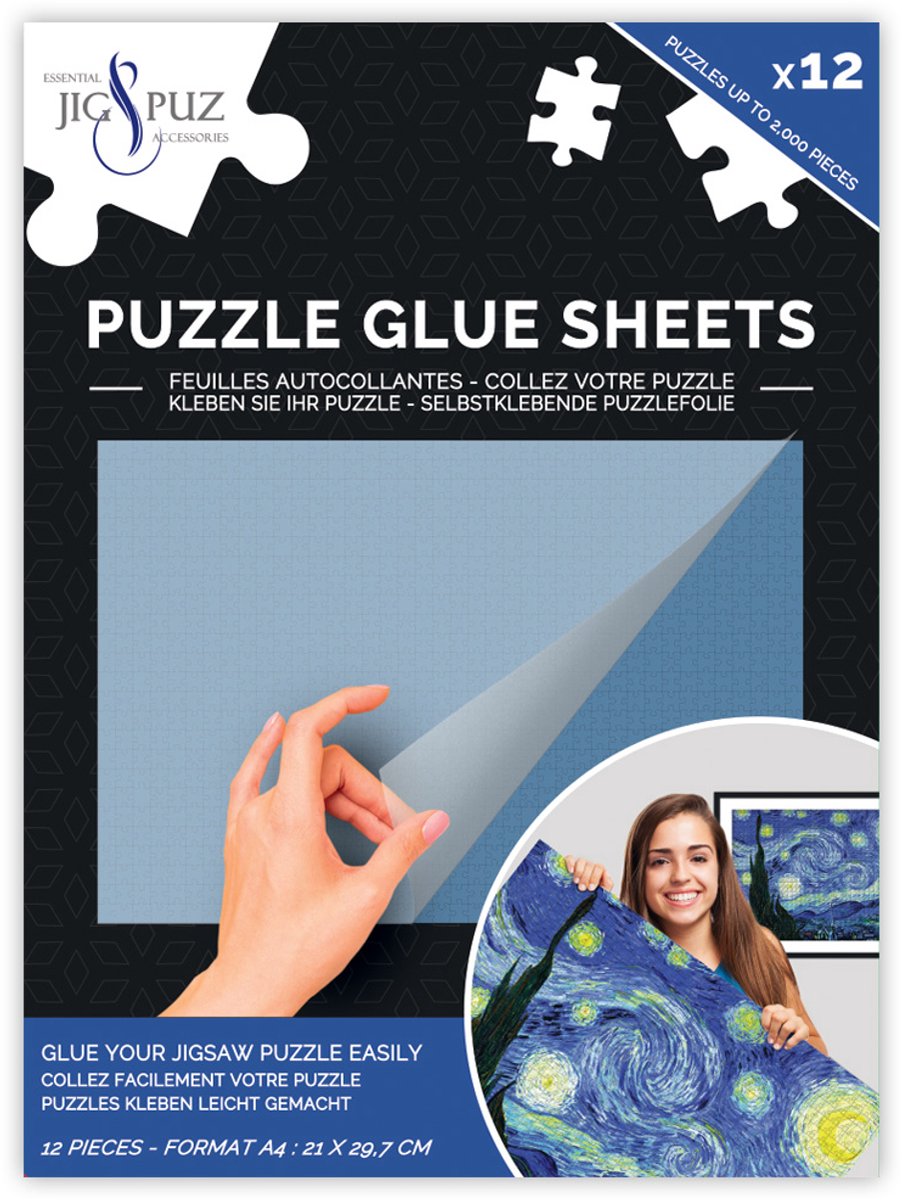 Jig Puz - selbstklebende Puzzlefolie für 2000 Teile