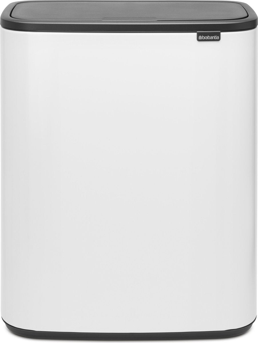Brabantia Bo Touch Bin Abfallbehälter – 60 Liter – 1 Fach – Weiß