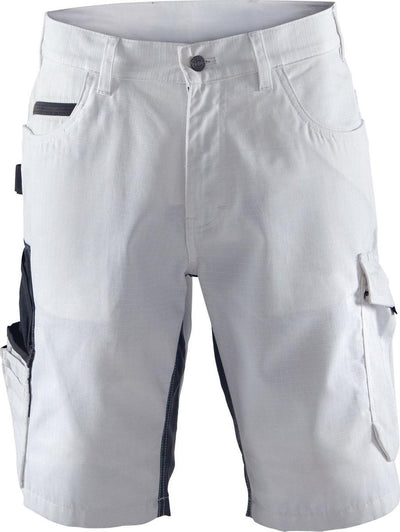 Blåkläder Blaklader 1094 Malershorts mit Stretch, weiß, dunkelgrau, C54
