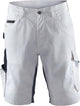 Blåkläder Blaklader 1094 Malershorts mit Stretch, weiß, dunkelgrau, C54