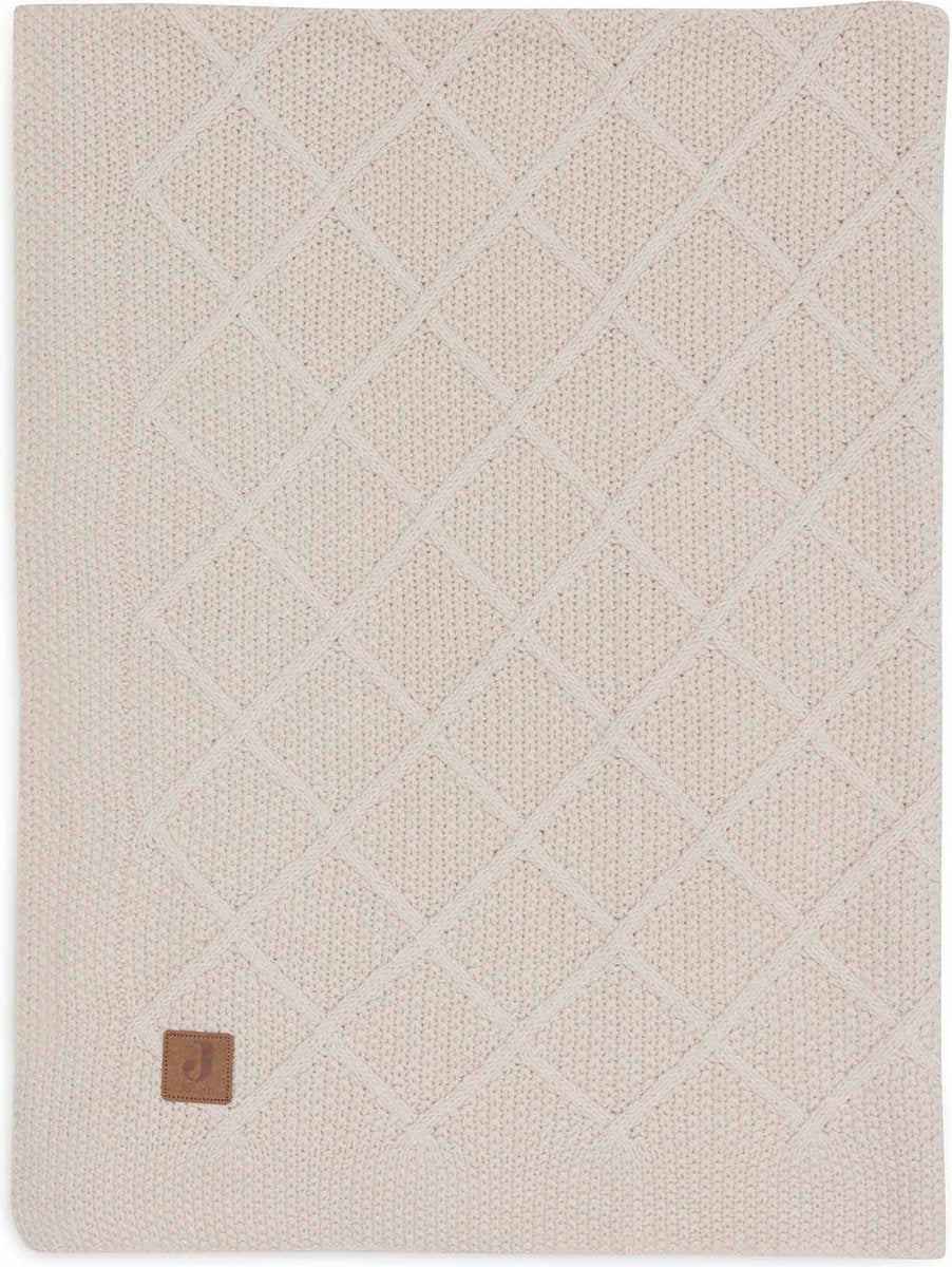 Jollein – Kinderbettdecke 100 x 150 cm – Babydecke – kariertes Haferflockenmuster
