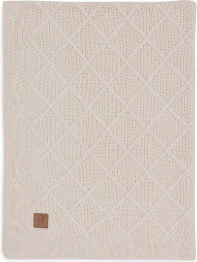 Jollein – Kinderbettdecke 100 x 150 cm – Babydecke – kariertes Haferflockenmuster