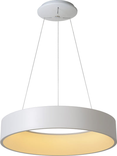 Lucide talowe LED - Hängelampe - ø 60 cm - LED dimmbar - 1x39w 3000k - weiß