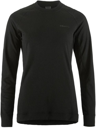 Craft Core 2er-Pack Baselayer-Oberteile mit Damen-Thermoshirt – Schwarz-Rosebraun
