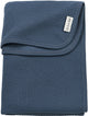 Meyco Baby-Jacquard-Kinderbettdecke – Flanell – Indigo – 75 x 100 cm – 1,0 Tog