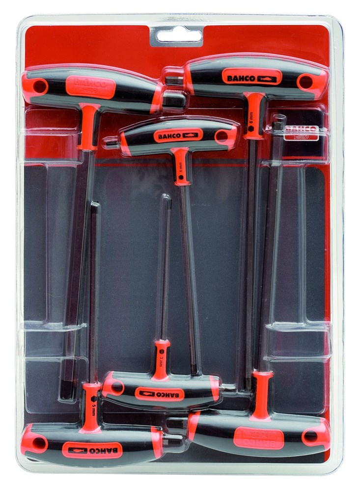 Bahco T-Inbusschlüsselsatz 3-10mm 6-teilig