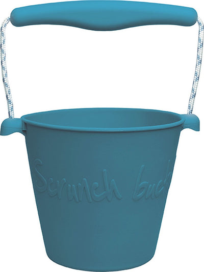 Scrunch-Spielzeugeimer – graublau – faltbar – recycelbar