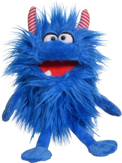 Lebende Puppen - Handpuppe kleines blaues Monster 23cm