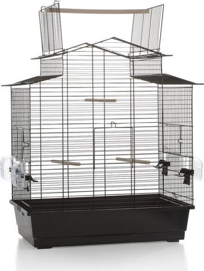 Beeztees iza 3 offen – Vogelkäfig – schwarz – groß – 59 x 38 x 65 cm